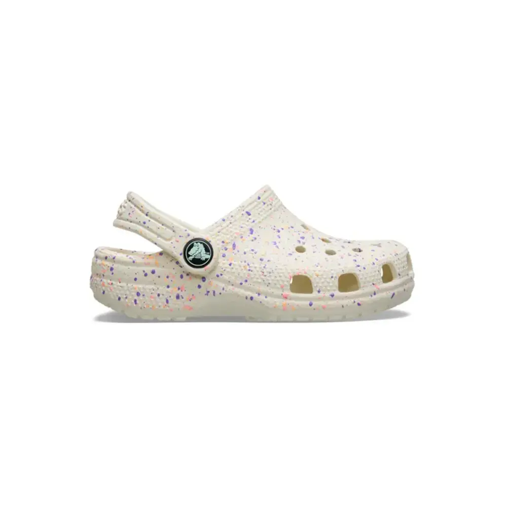 Crocs 212495 Classic Glow Paint SplatterCgK Terlik Krem - 1