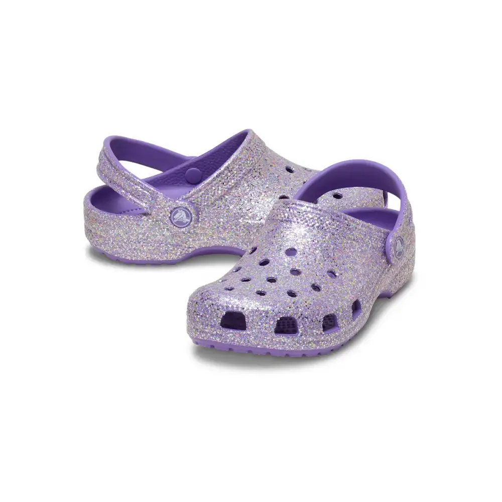 Crocs 212562 Classic Fantasy Glitter T Terlik Mor - 3
