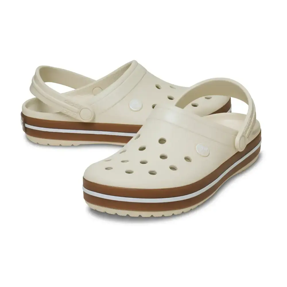 Crocs 212756 Crocband Gum Terlik Krem - 3