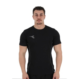 Diadora 1010244 Satürn Antrenman Tişört Siyah - Diadora