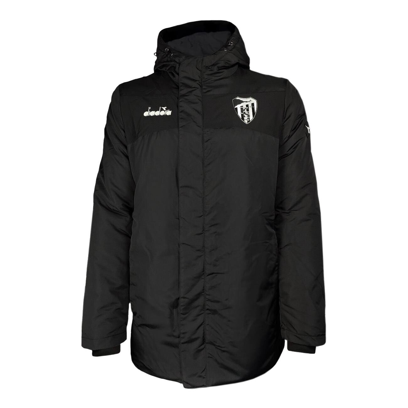 Diadora 1090031 Forza Anorak Uzun Mont Siyah - 1