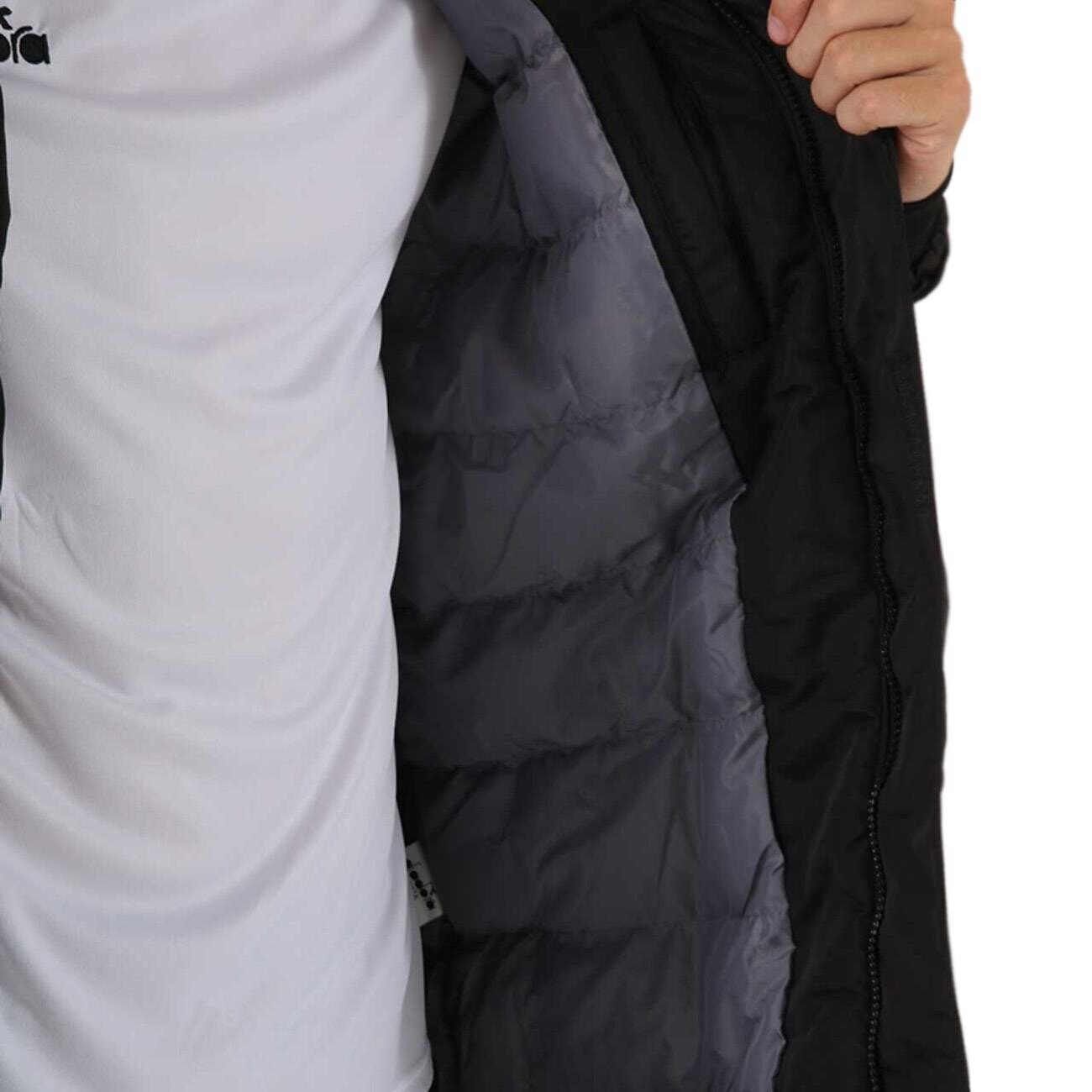 Diadora 1090031 Forza Anorak Uzun Mont Siyah - 4