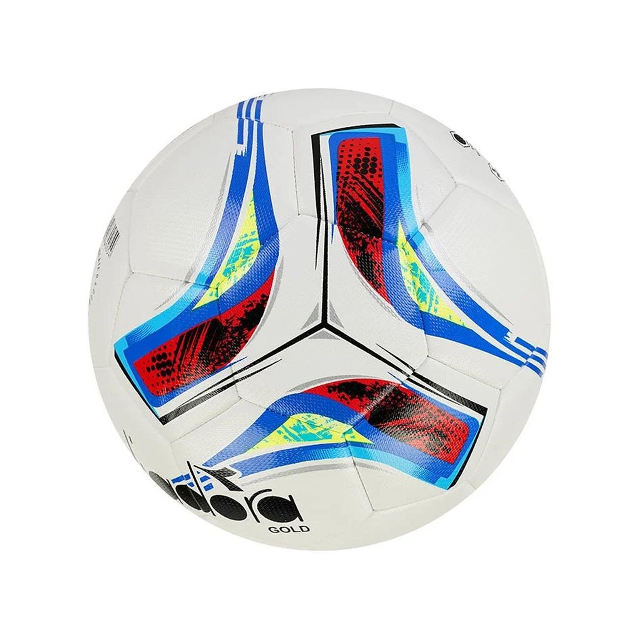 Diadora 4060261 Gold Futbol Topu Beyaz-Mavi-Kırmızı - 3