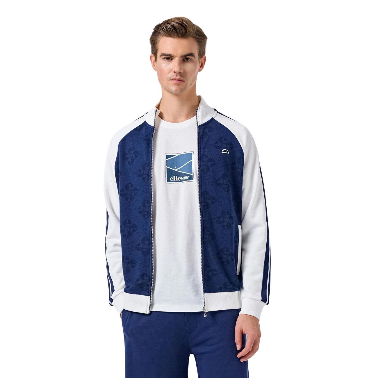 Ellesse 5SM1357 Fermuarlı Sweatshirt Lacivert - 1