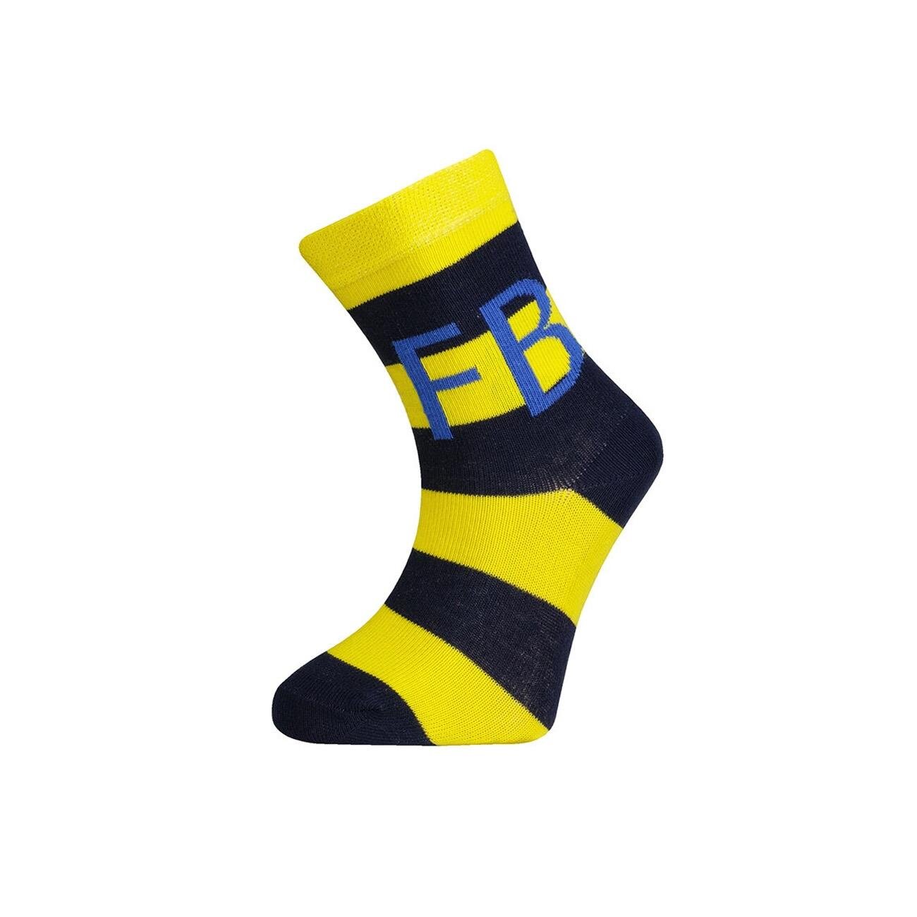 Fenerbahçe Lisanslı Çocuk Çorap Çubuklu - 1