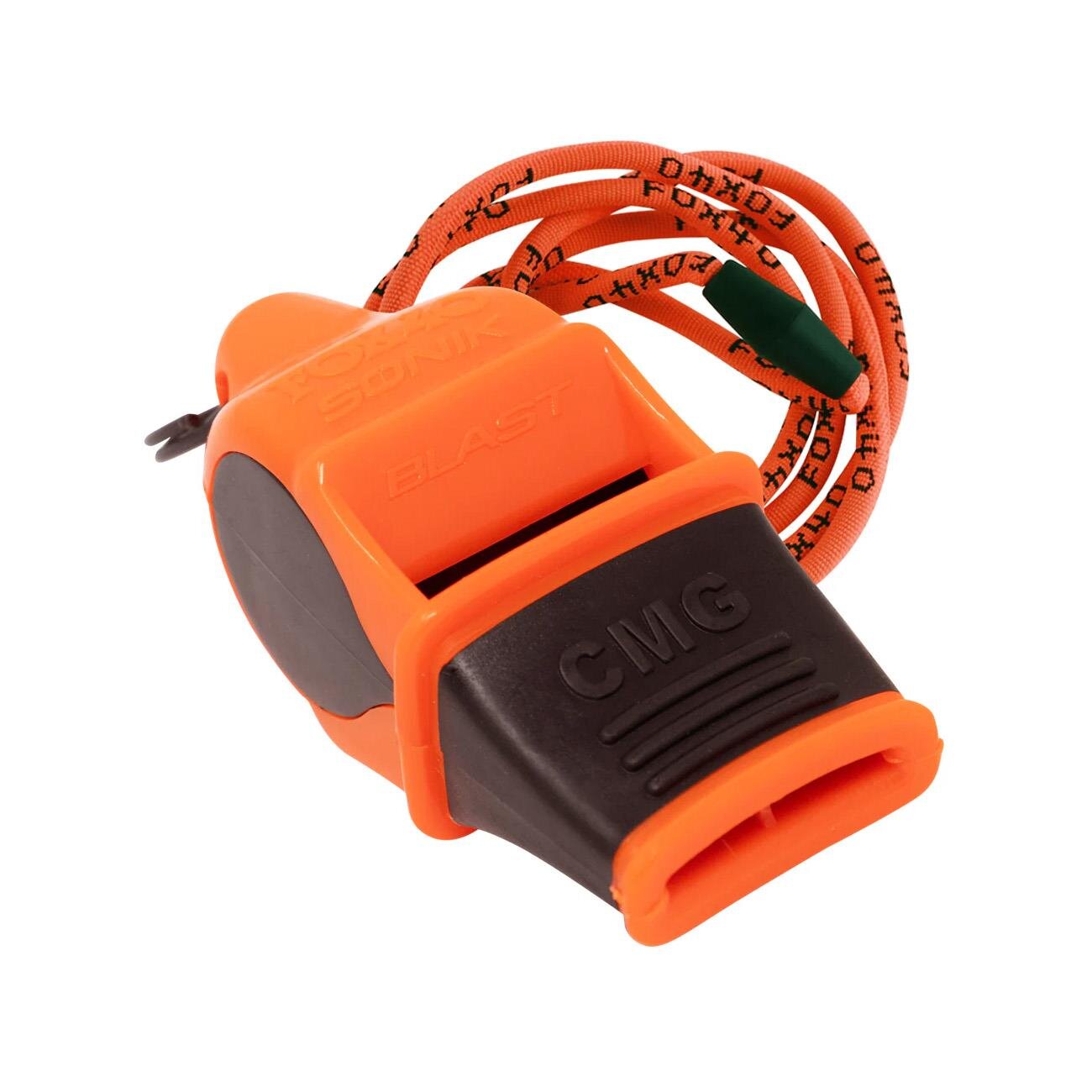 Fox 40 9203 Sonik Blast Safety Cmg İpli Düdük Turuncu-Siyah - 1