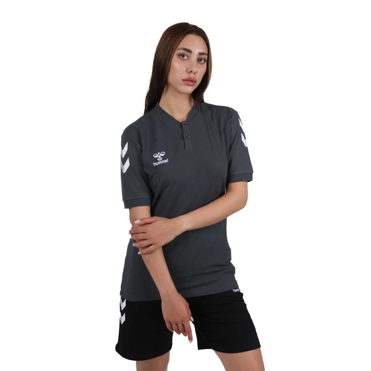 Hummel 912058 Armin Pamuklu Bebe Yaka Tişört Antrasit - 2