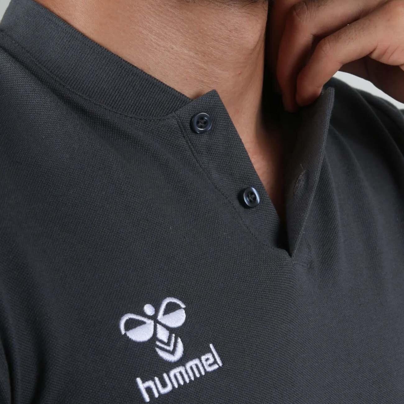 Hummel 912058 Armin Pamuklu Bebe Yaka Tişört Antrasit - 4