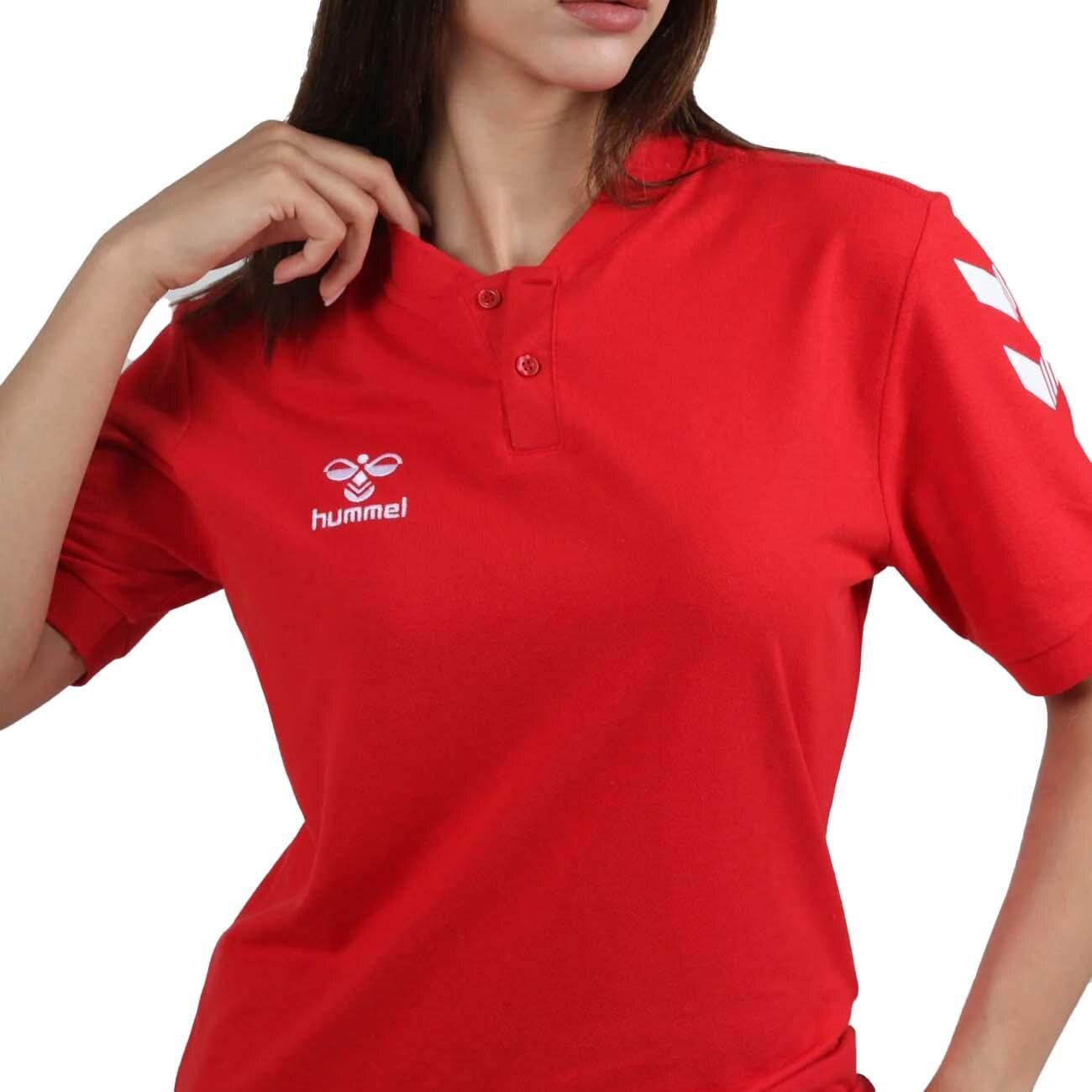 Hummel 912058 Armin Pamuklu Bebe Yaka Tişört Kırmızı - 3