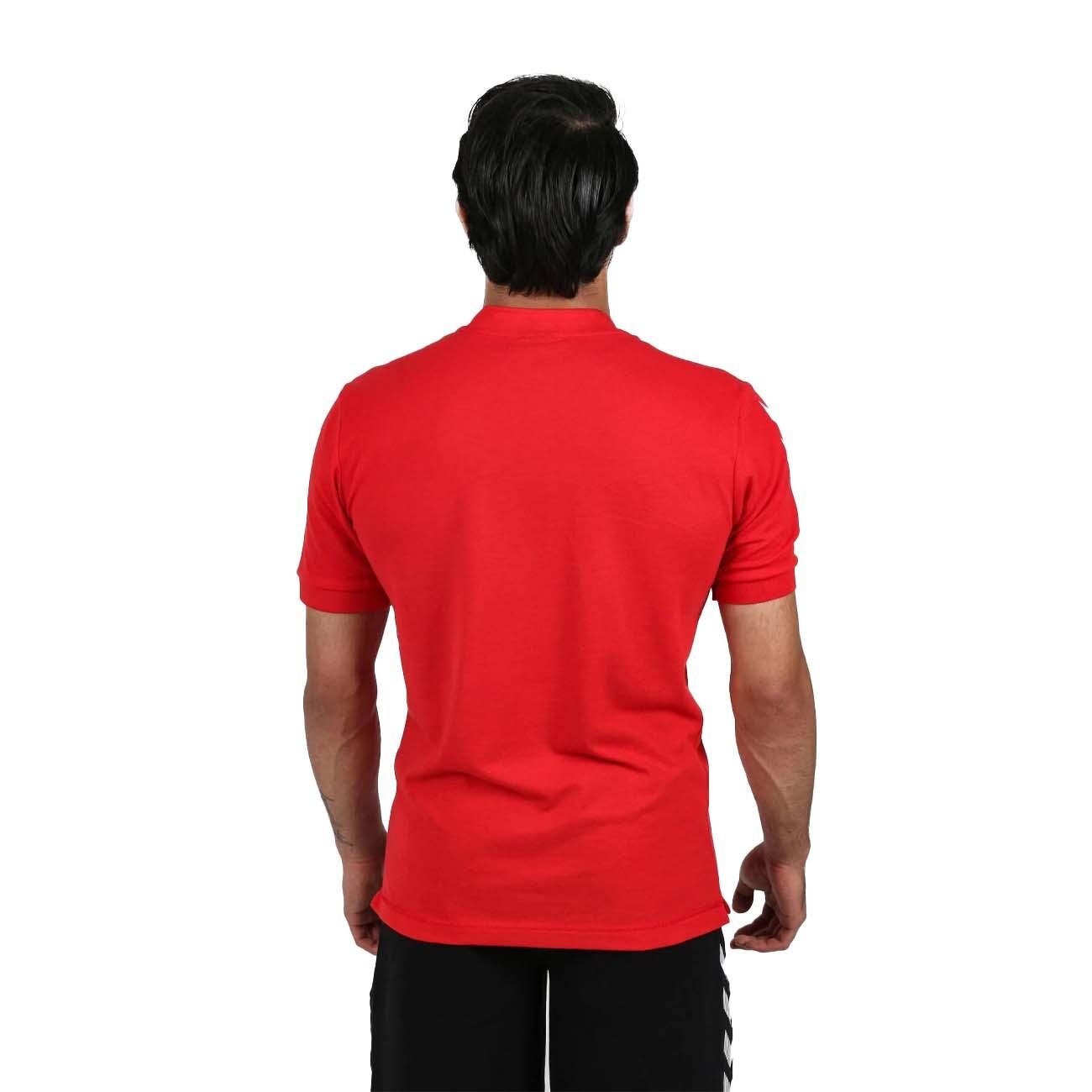 Hummel 912058 Armin Pamuklu Bebe Yaka Tişört Kırmızı - 4