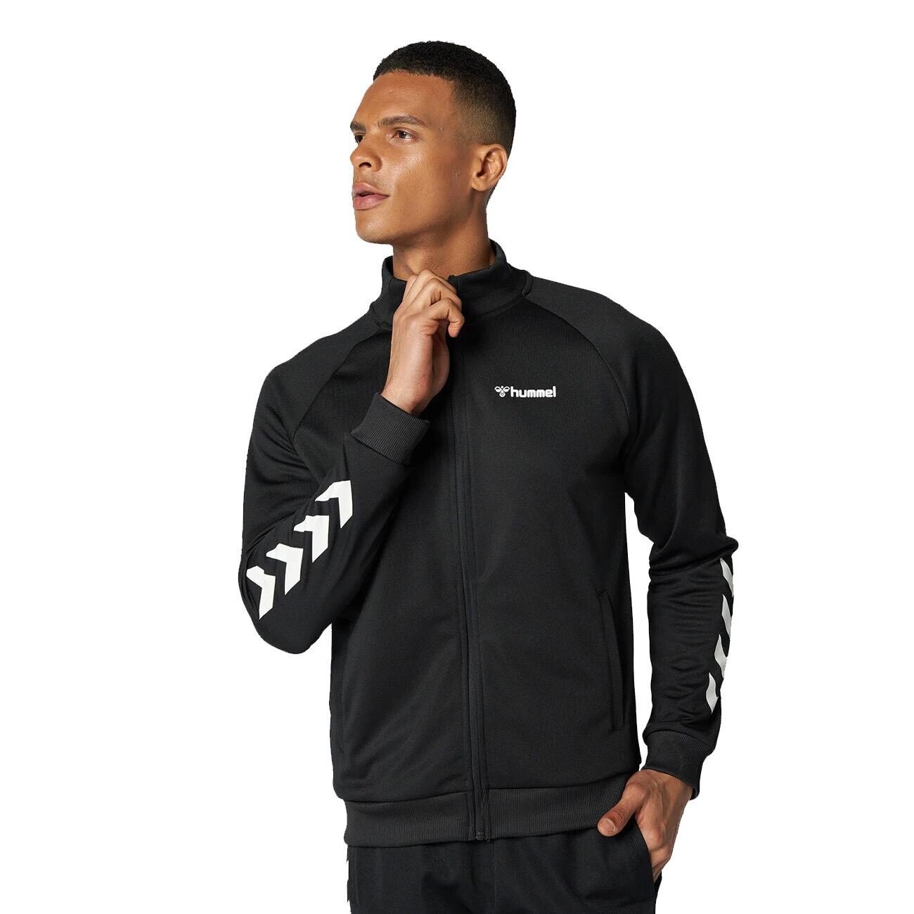 Hummel 921133 Falconzo Zip Eşofman Üstü Siyah - 5