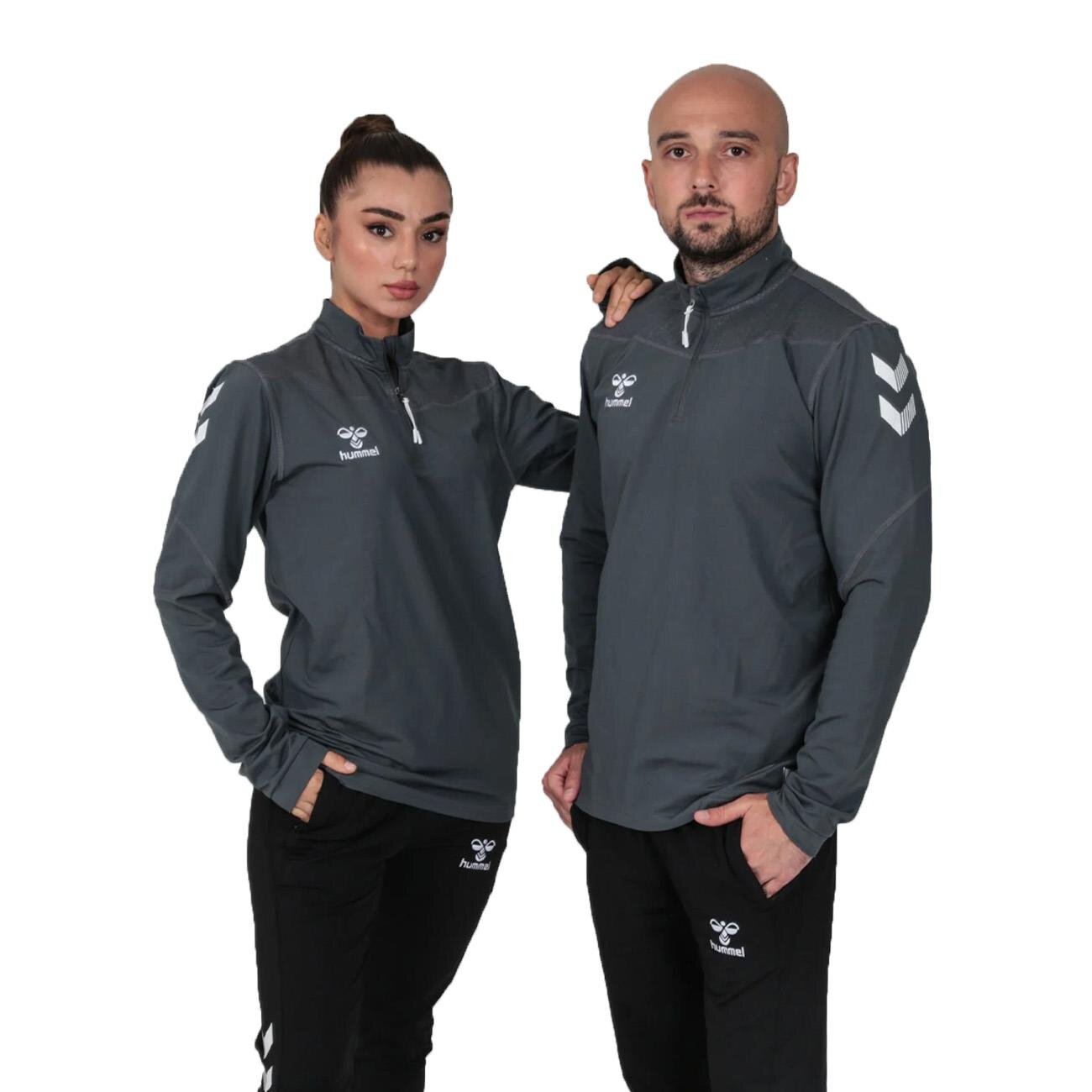Hummel 922220 Oregon Antrenman Eşofman Üstü Antrasit - 1