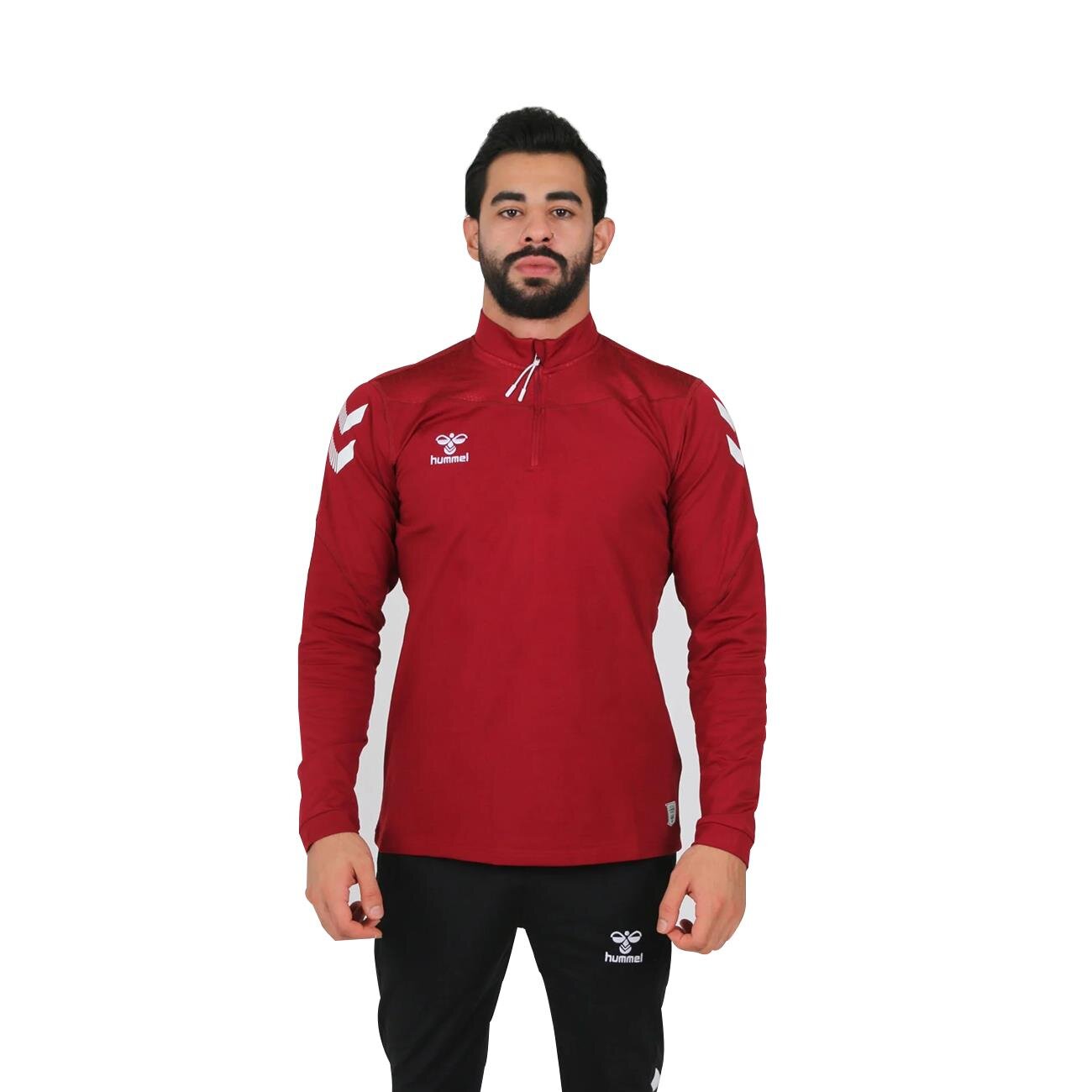 Hummel 922220 Oregon Antrenman Eşofman Üstü Bordo - 3