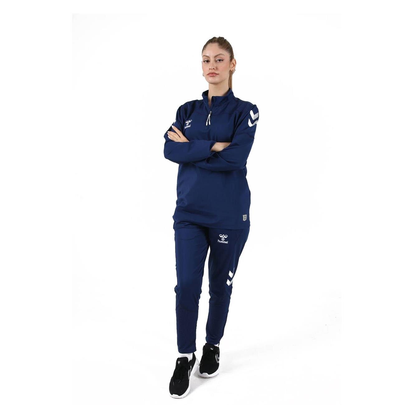Hummel 922220 Oregon Antrenman Eşofman Üstü Lacivert - 4