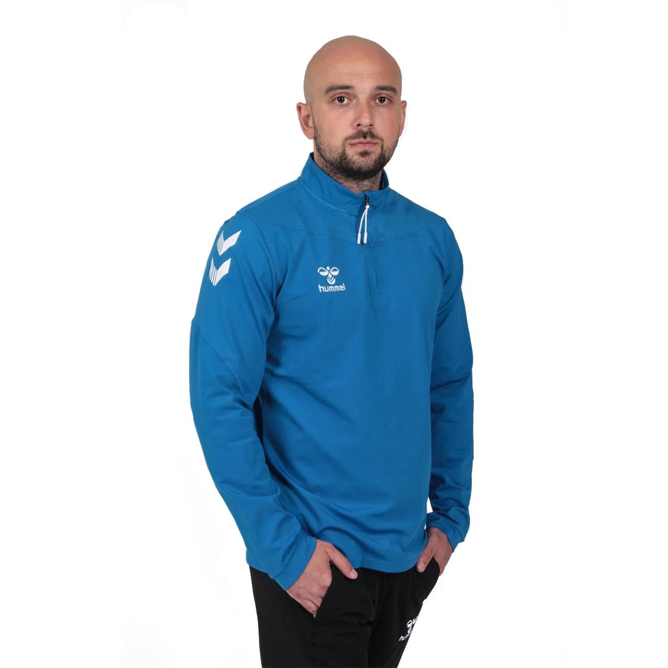 Hummel 922220 Oregon Antrenman Eşofman Üstü Saks Mavi - 1
