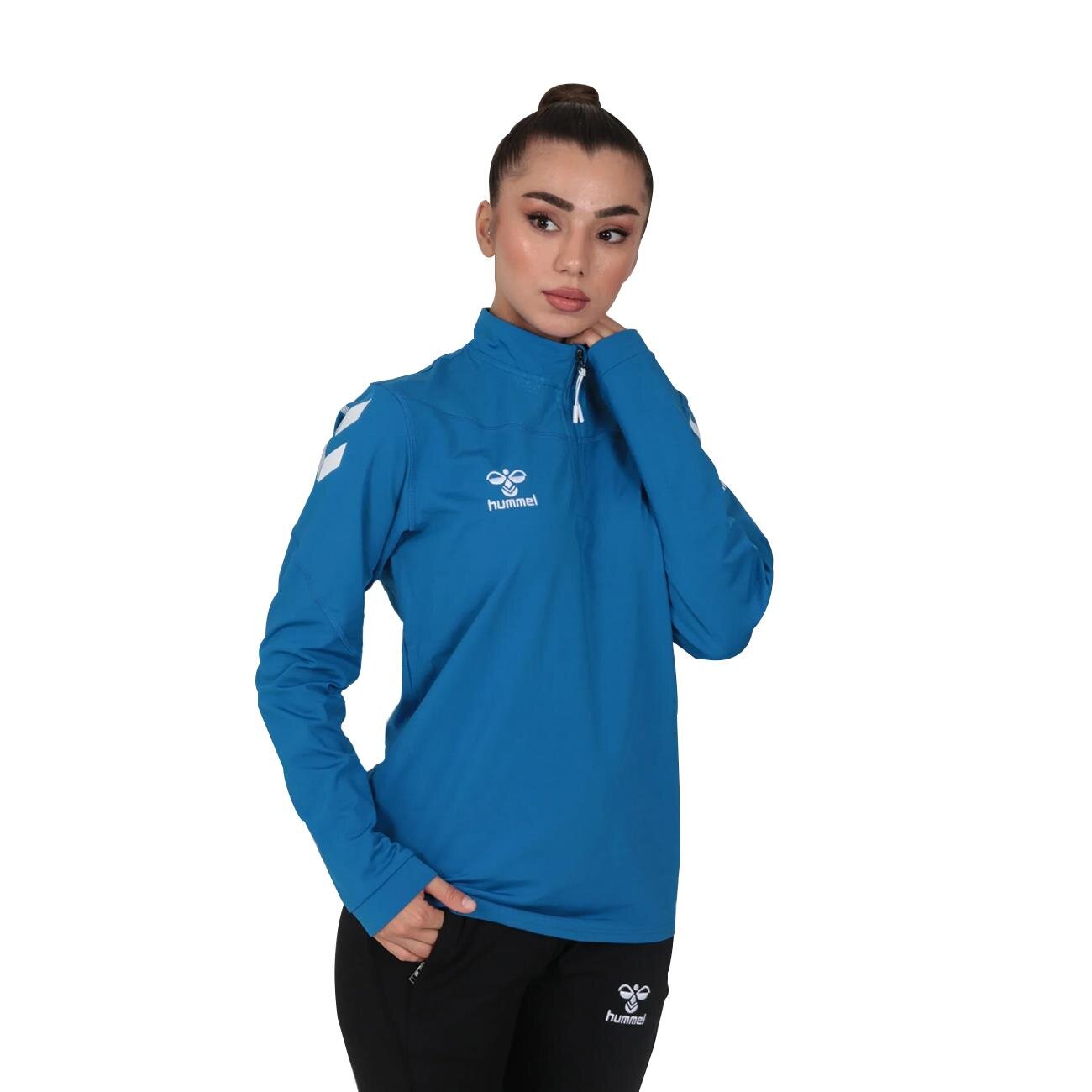 Hummel 922220 Oregon Antrenman Eşofman Üstü Saks Mavi - 2