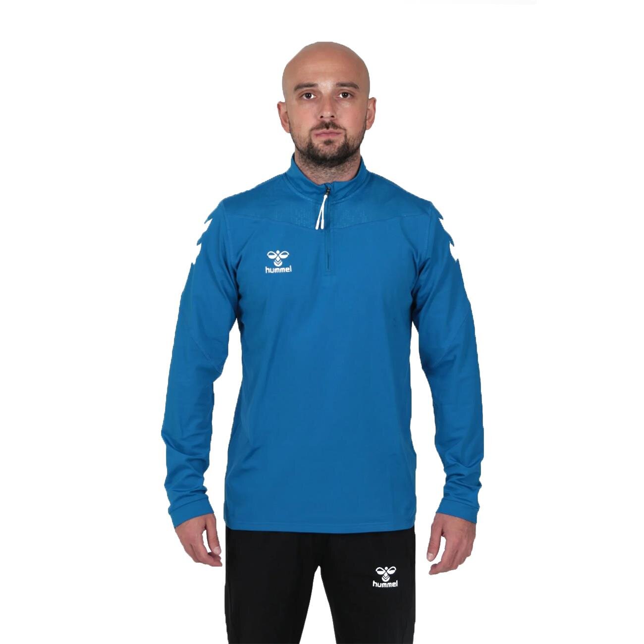 Hummel 922220 Oregon Antrenman Eşofman Üstü Saks Mavi - 3