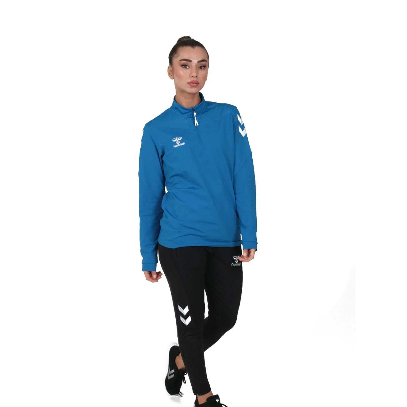 Hummel 922220 Oregon Antrenman Eşofman Üstü Saks Mavi - 4