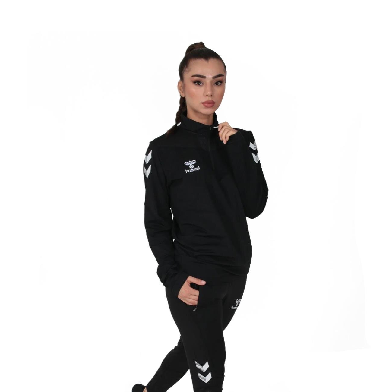 Hummel 922220 Oregon Antrenman Eşofman Üstü Siyah - 4