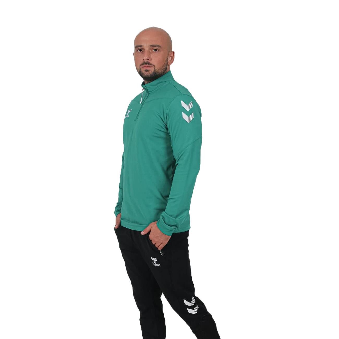 Hummel 922220 Oregon Antrenman Eşofman Üstü Yeşil - 2