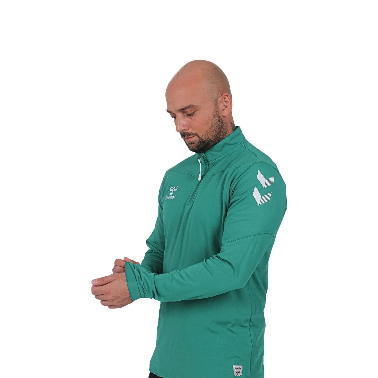 Hummel 922220 Oregon Antrenman Eşofman Üstü Yeşil - 4