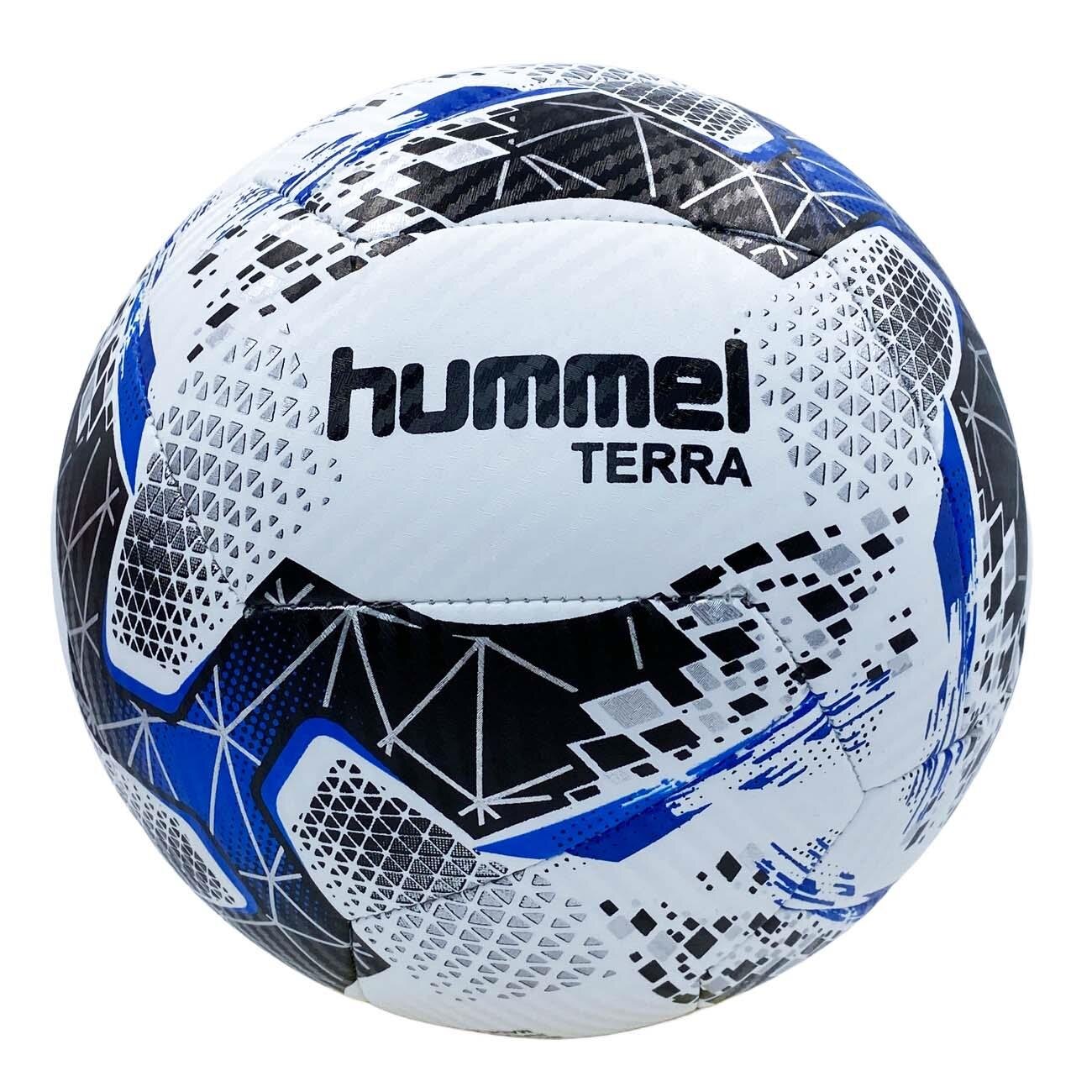 Hummel 980324 Terra Futbol Topu Beyaz-Mavi - 1