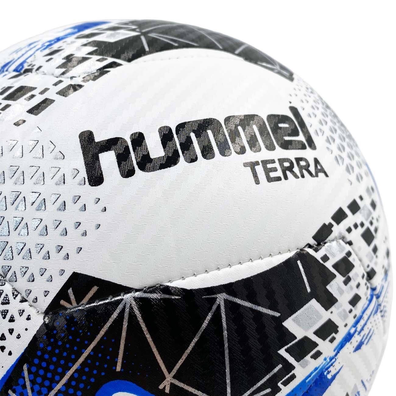 Hummel 980324 Terra Futbol Topu Beyaz-Mavi - 3