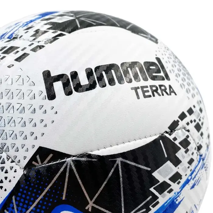 Hummel 980324 Terra Futbol Topu Beyaz-Mavi - 2