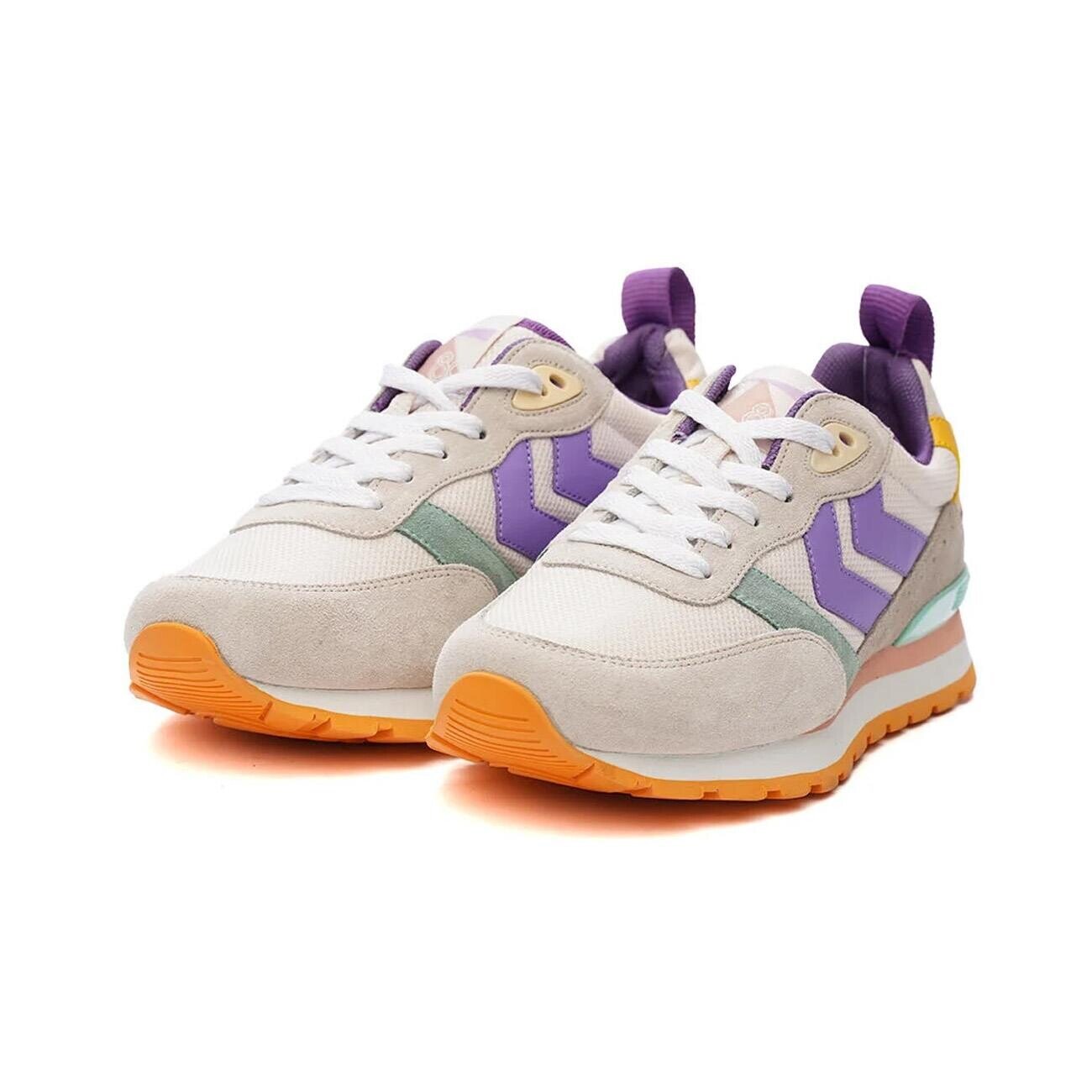 Hummel Monaco 86 900247 Spor Ayakkabı Bej-Mor - 3