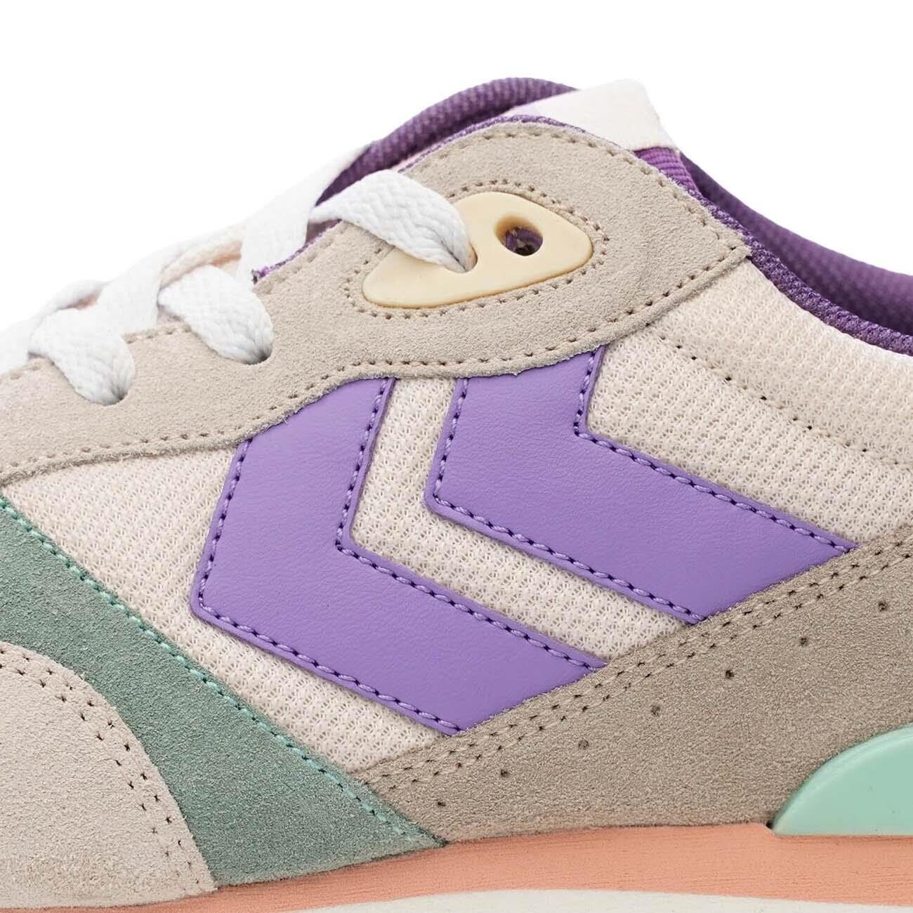 Hummel Monaco 86 900247 Spor Ayakkabı Bej-Mor - 5