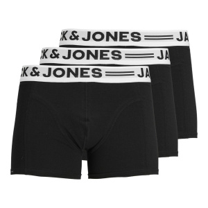 Jack & Jones 12081832 3'lü boxer Siyah 