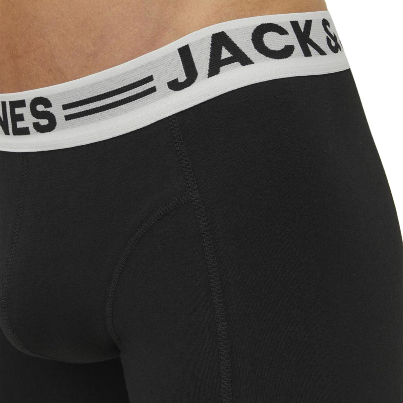 Jack & Jones 12081832 3'lü boxer Siyah - 3