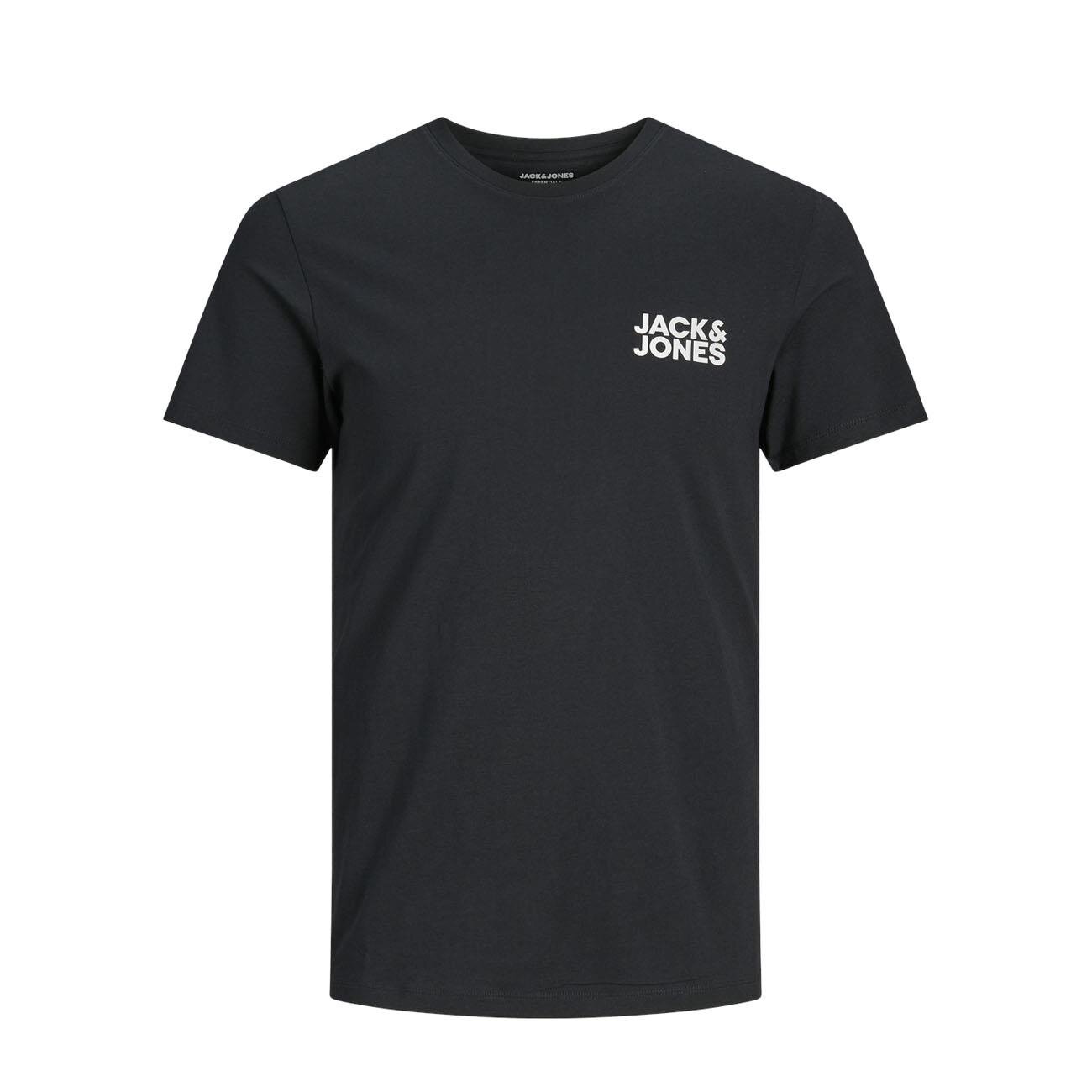Jack & Jones 12151955 Jjecorp Logo Siyah Tişört - 1