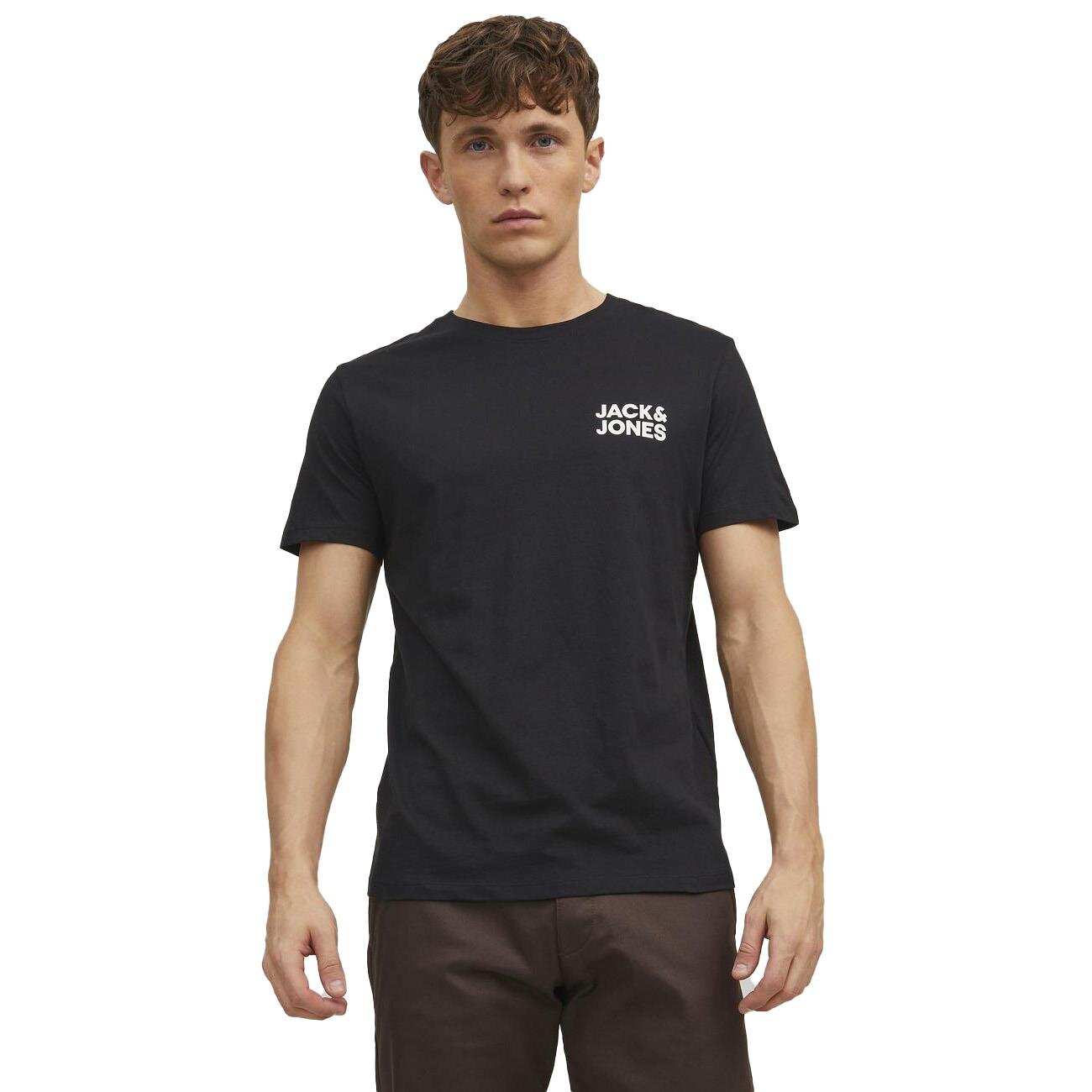 Jack & Jones 12151955 Jjecorp Logo Siyah Tişört - 3