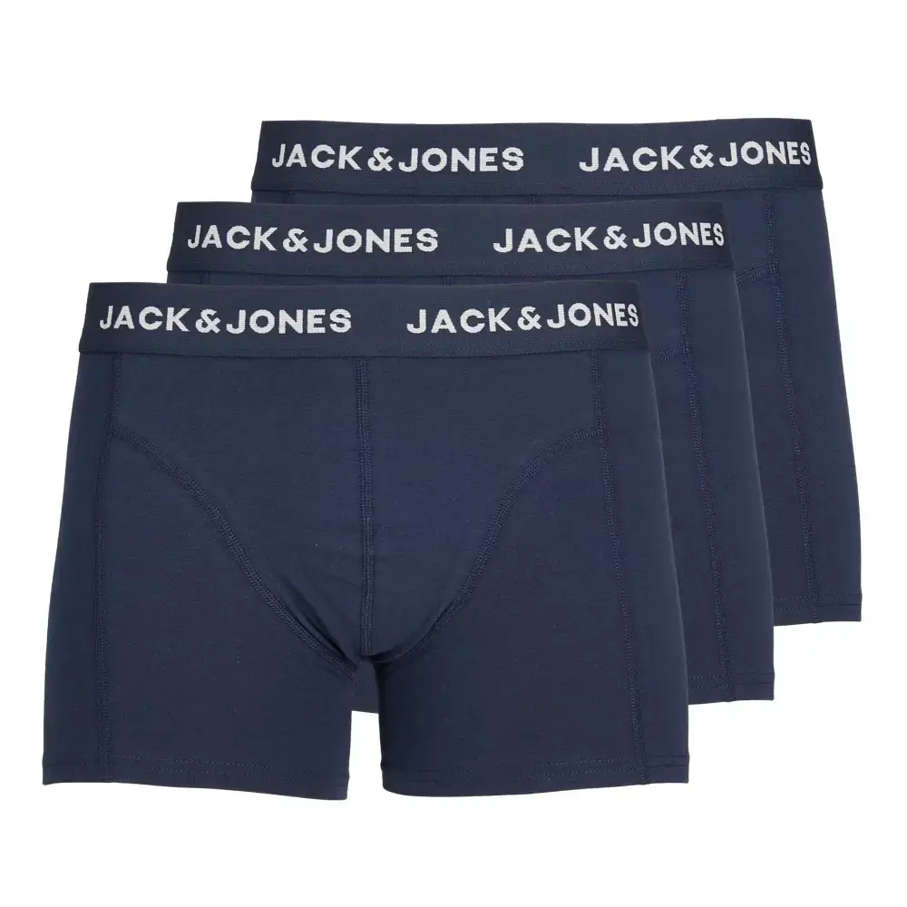 Jack & Jones 12171946 Jacanthony Boxer 3 Paket Lacivert - 1