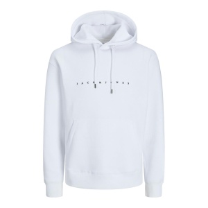Jack & Jones 12233972 Jjestar Jj Sweat Hood Noos Beyaz - Jack & Jones