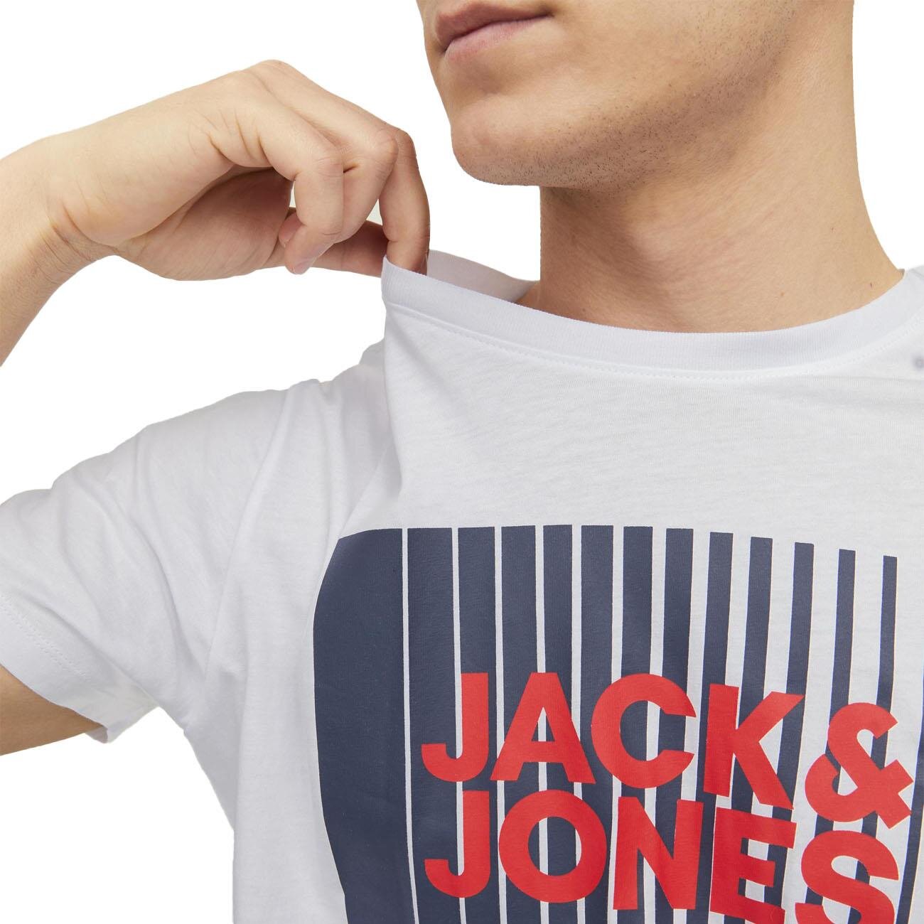 Jack & Jones 12233999 Jjecorp Logo Beyaz Tişört - 4