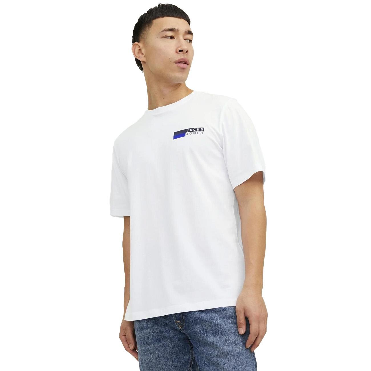 Jack & Jones 12233999 Jjecorp Logo Erkek Beyaz Tişört - 2