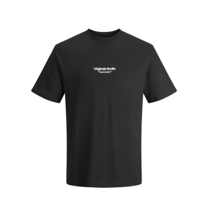 Jack & Jones 12240121 Jorvesterbro Tee Ss Crew Neck Noos Siyah - Jack & Jones