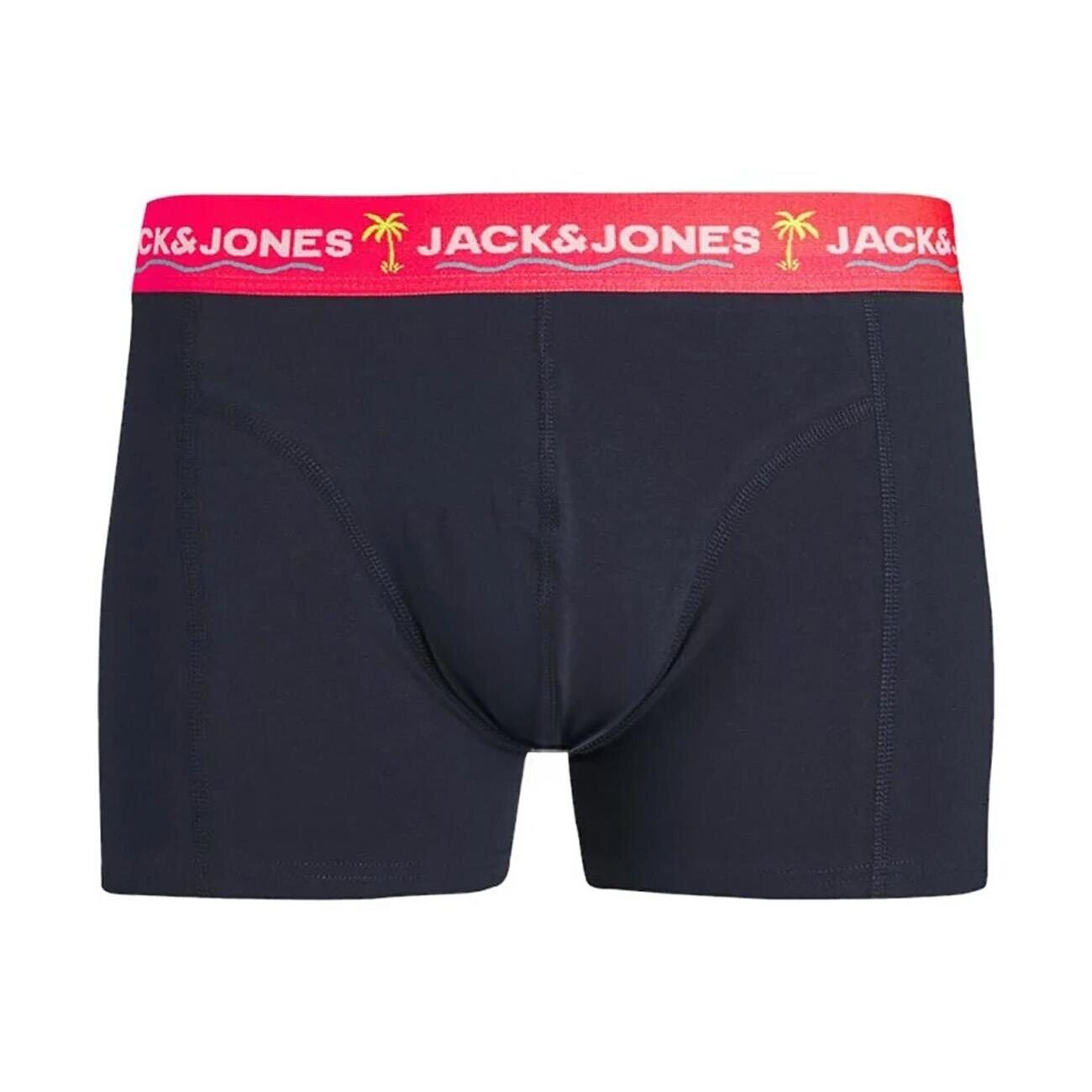 Jack & Jones 12250609 Jacthomas Solid 3'lü Boxer Lacivert - 3