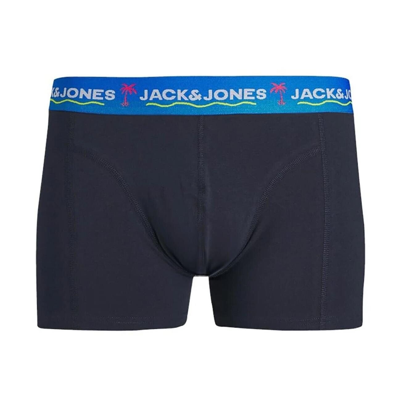 Jack & Jones 12250609 Jacthomas Solid 3'lü Boxer Lacivert - 4
