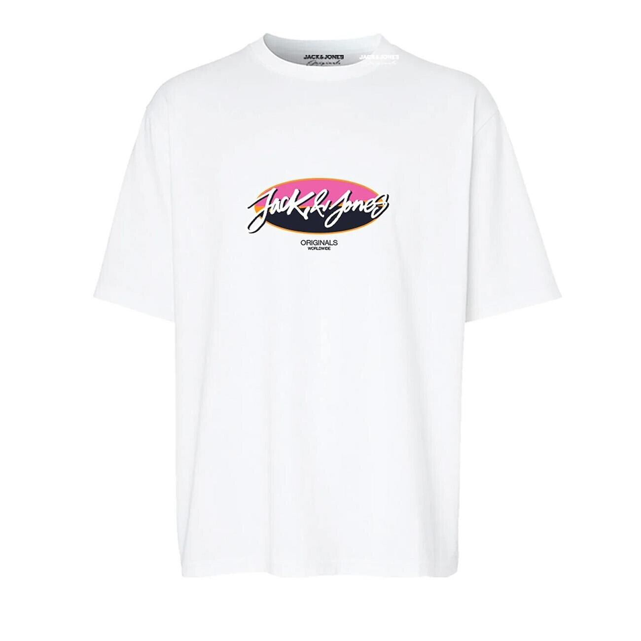 Jack & Jones 12255650 Jortampa Tişört Ss Beyaz - 1