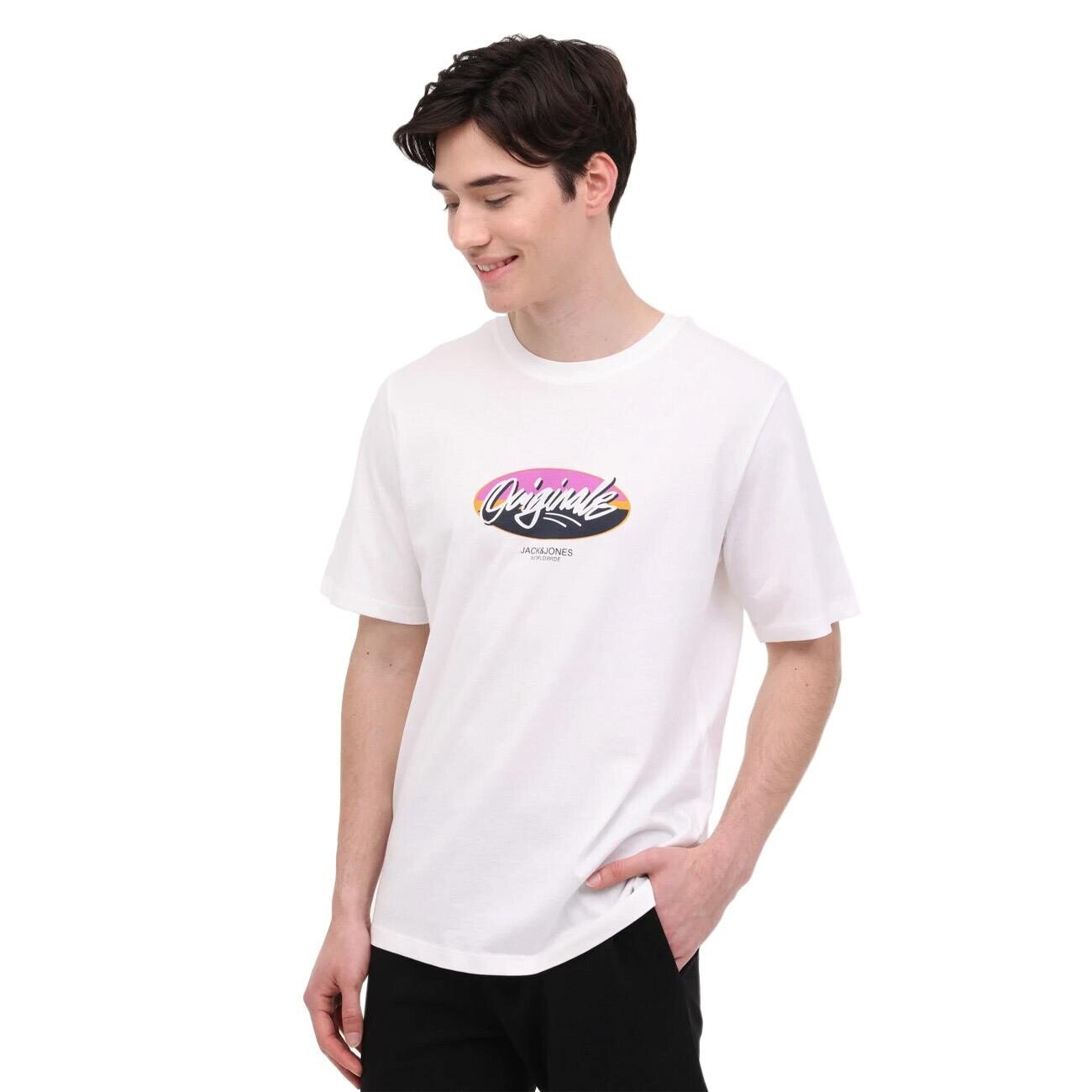 Jack & Jones 12255650 Jortampa Tişört Ss Beyaz - 2