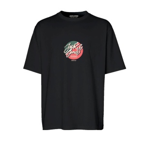 Jack & Jones 12255650 Jortampa Tişört Ss Siyah 