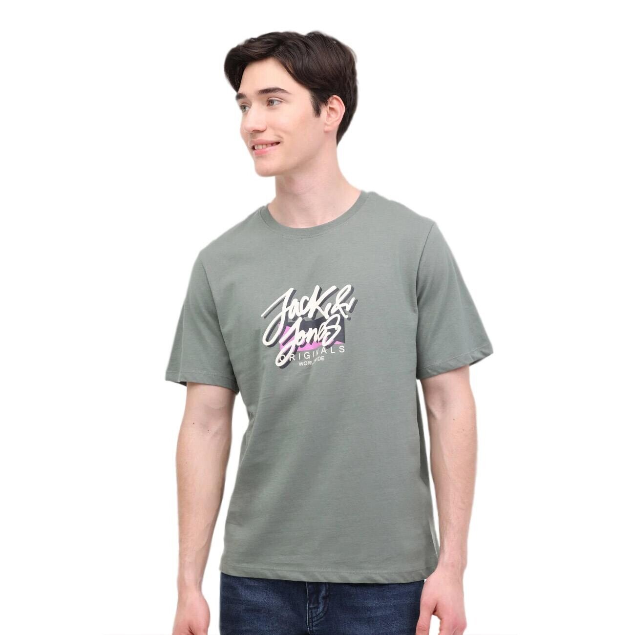 Jack & Jones 12255650 Jortampa Tişört Ss Yeşil - 2