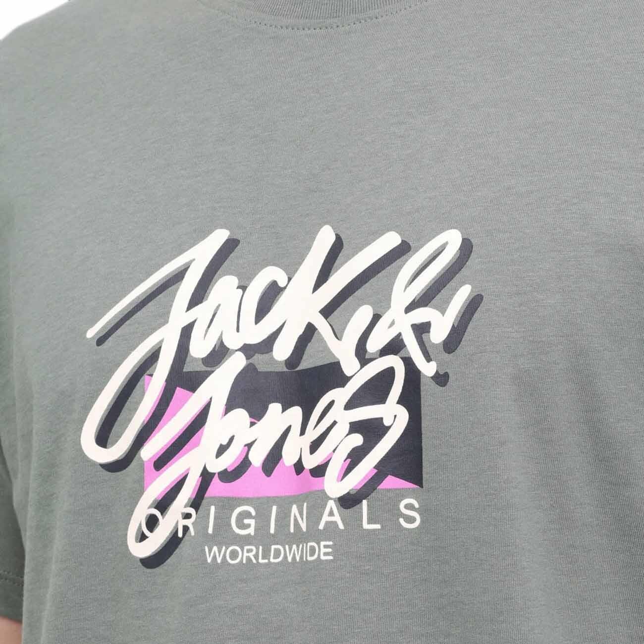 Jack & Jones 12255650 Jortampa Tişört Ss Yeşil - 4