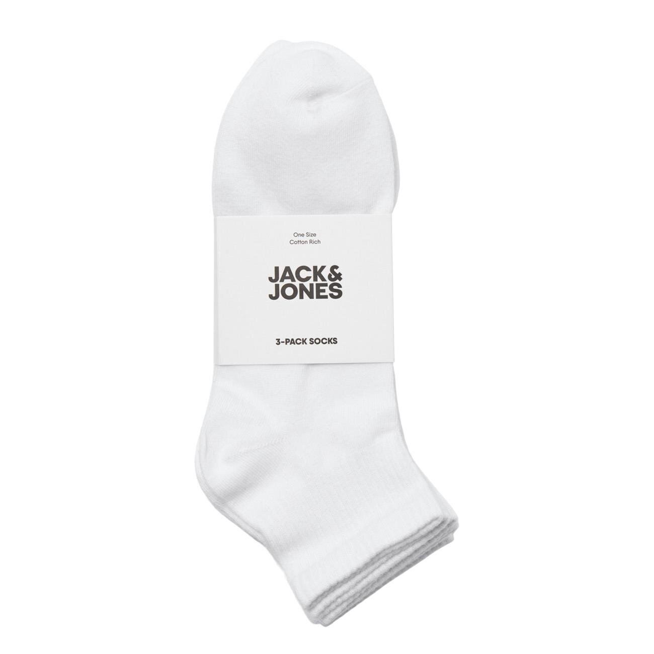 Jack & Jones 12257150 Jacleon Short Tennis Socks 3 Pack Sn Beyaz - 2
