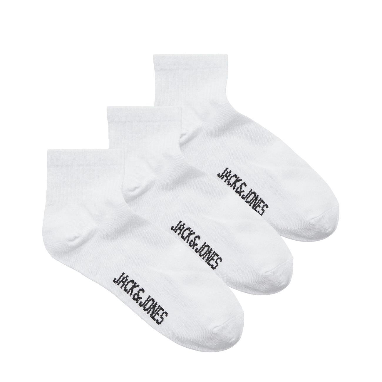 Jack & Jones 12257150 Jacleon Short Tennis Socks 3 Pack Sn Beyaz - 3