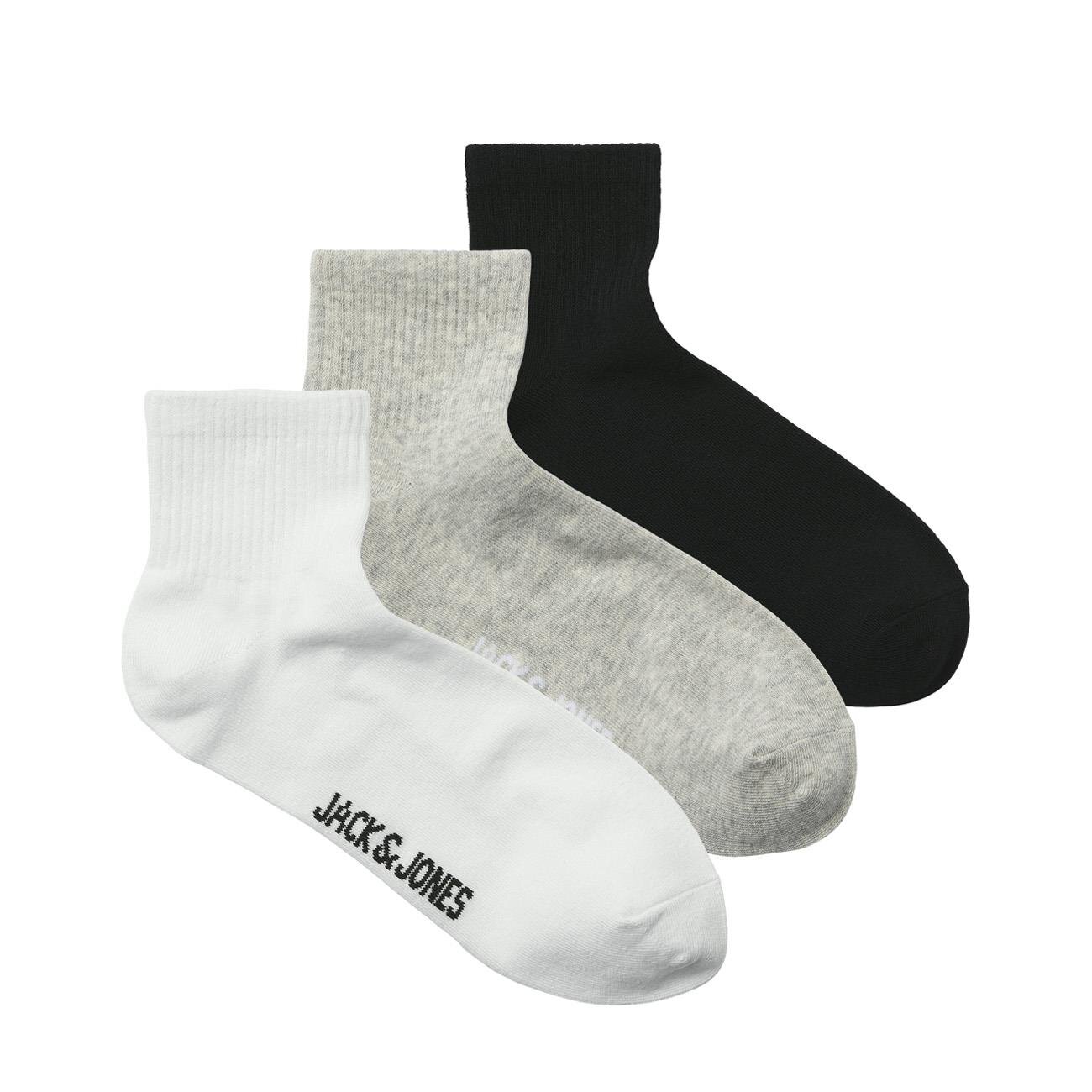 Jack & Jones 12257150 Jacleon Short 3 Pack Renkli Çorap - 1