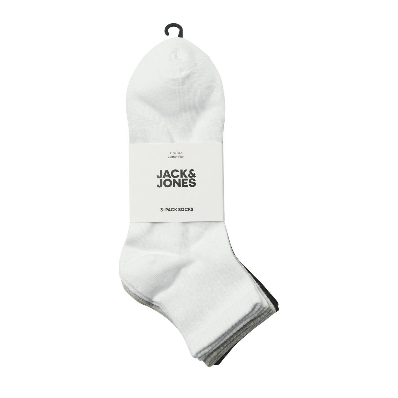 Jack & Jones 12257150 Jacleon Short 3 Pack Renkli Çorap - 5
